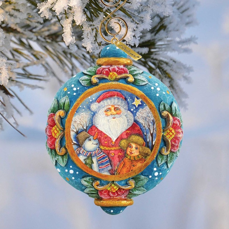 Friendship Sculpted Hand-Painted Christmas Ornament by G. DeBrekht – Christmas Decor – 6102424
