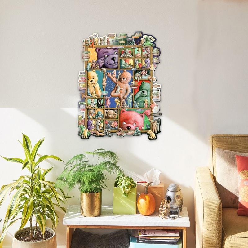 Your Five Senses Whimsical Wall Art by Laura Seeley – Love Family Kids Decor – 8513012-LS