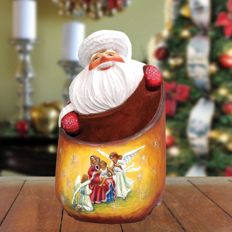 Devotional Safe Haven Hand-Painted WOODCARVED Masterpiece by G. DeBrekht – Nativity Holiday Decor – 8215740 *** PRE-ORDER – Handmade Just for You! ***
