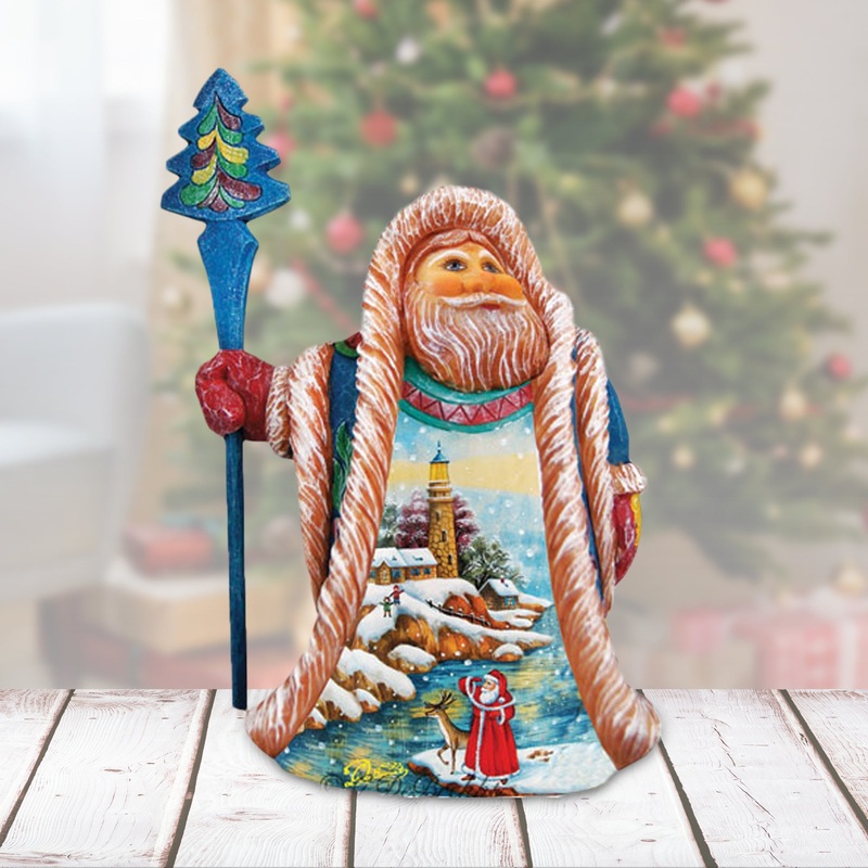 Santas Lookout Christmas Figurine by G. DeBrekht – 532323