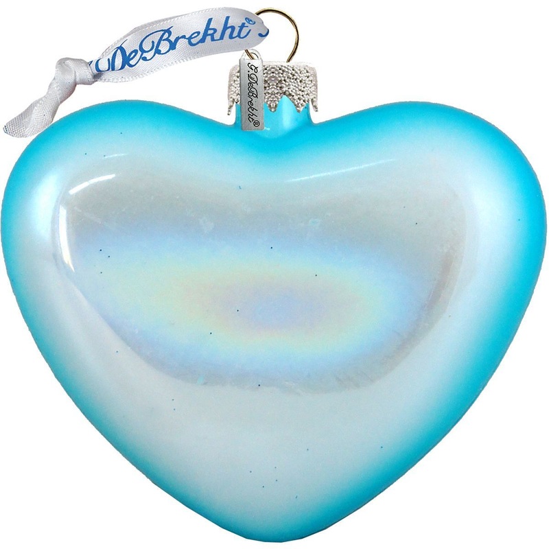Glass LED Lighted Heart Ornament Blank #C70304-LED