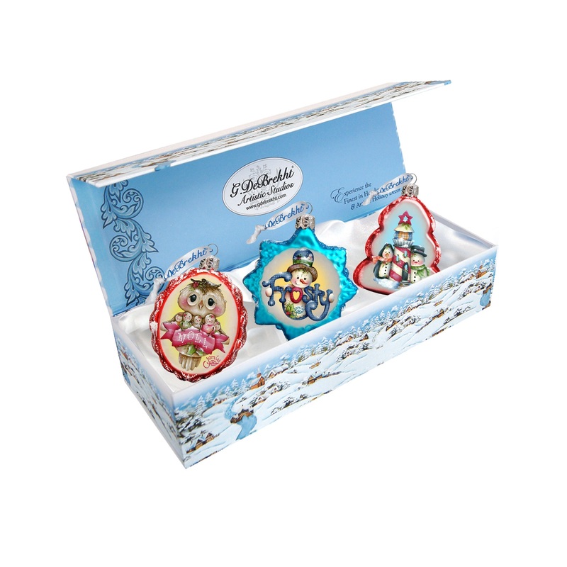 Holiday Mercury Glass Ornaments by Jamie Mills-Price – Christmas Decor – 770138S3-MP