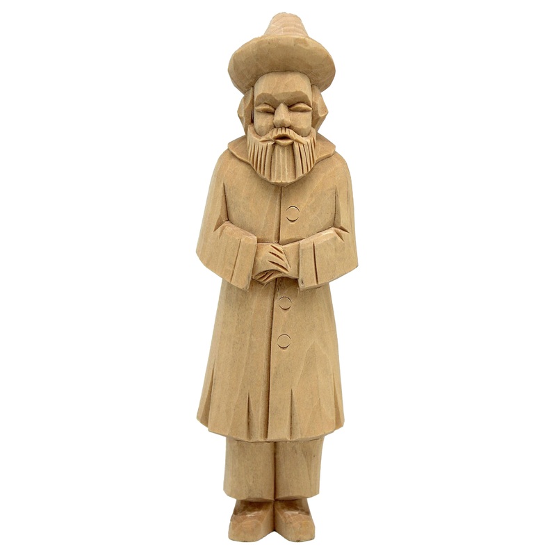 One-of-a-Kind Old Man Wood Carved Figurine 6 – Nature Wood Carving