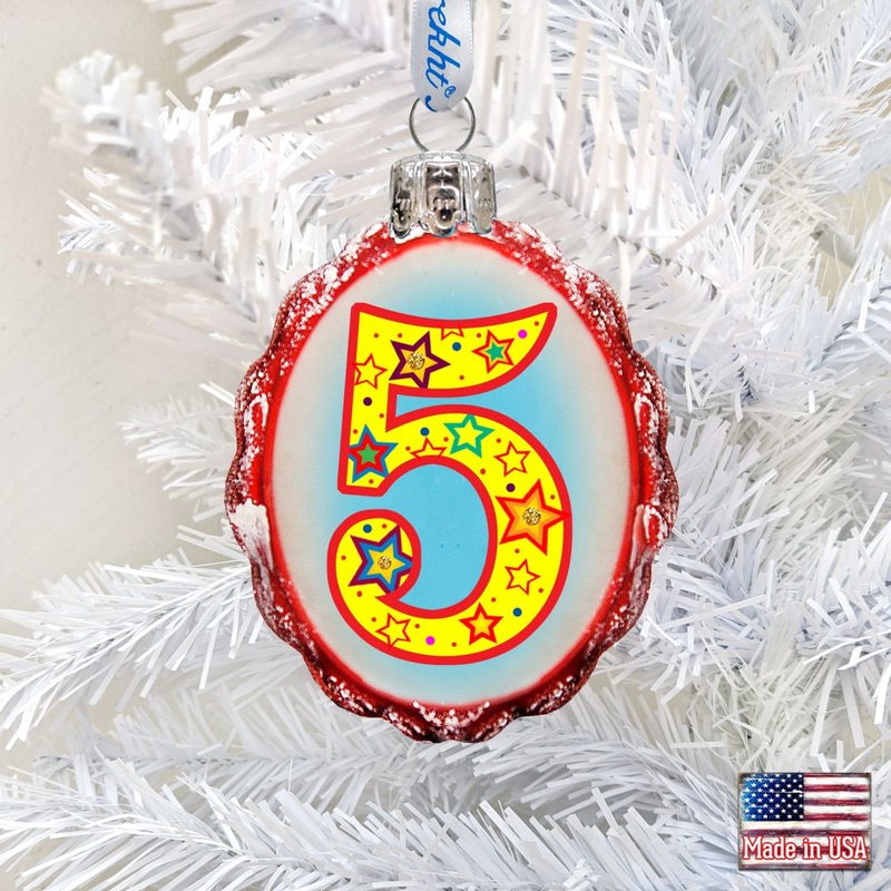 Set of 5 Mini Mercury Glass Ornaments by – Love Family and Kids Decor – Item 770005