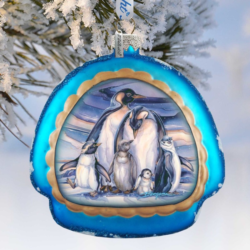 Sno Buddy Like You Glass Ornament by J. Bergsma – Christmas Santa Snowman Decor – 756-659-JB
