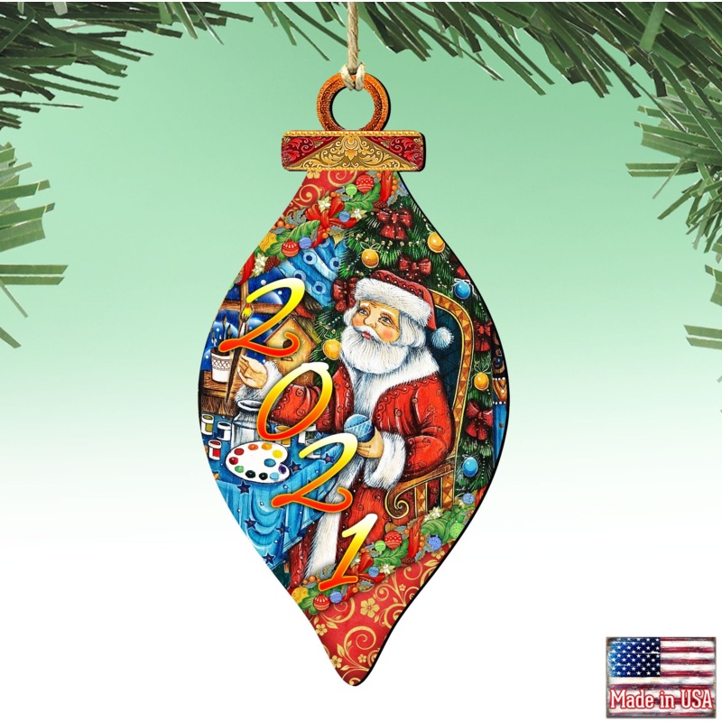 LIMITED EDITION Santa Christmas Ornament