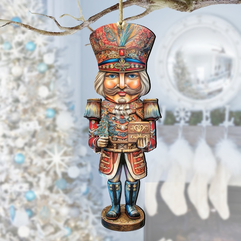 Nutcracker Prince Wooden Ornaments by G. Debrekht Christmas Decor – 8611060