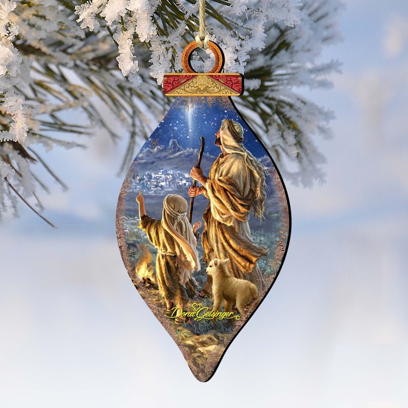 Shepherds Keeping Watch Cone by Gelsinger – Nativity Holiday Decor – 8041025-1838