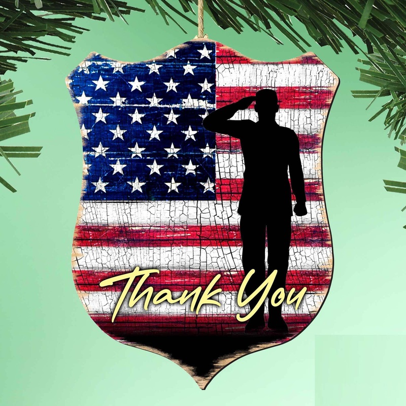 Shield of Appreciation Wooden Ornaments – International Decor – 8187101