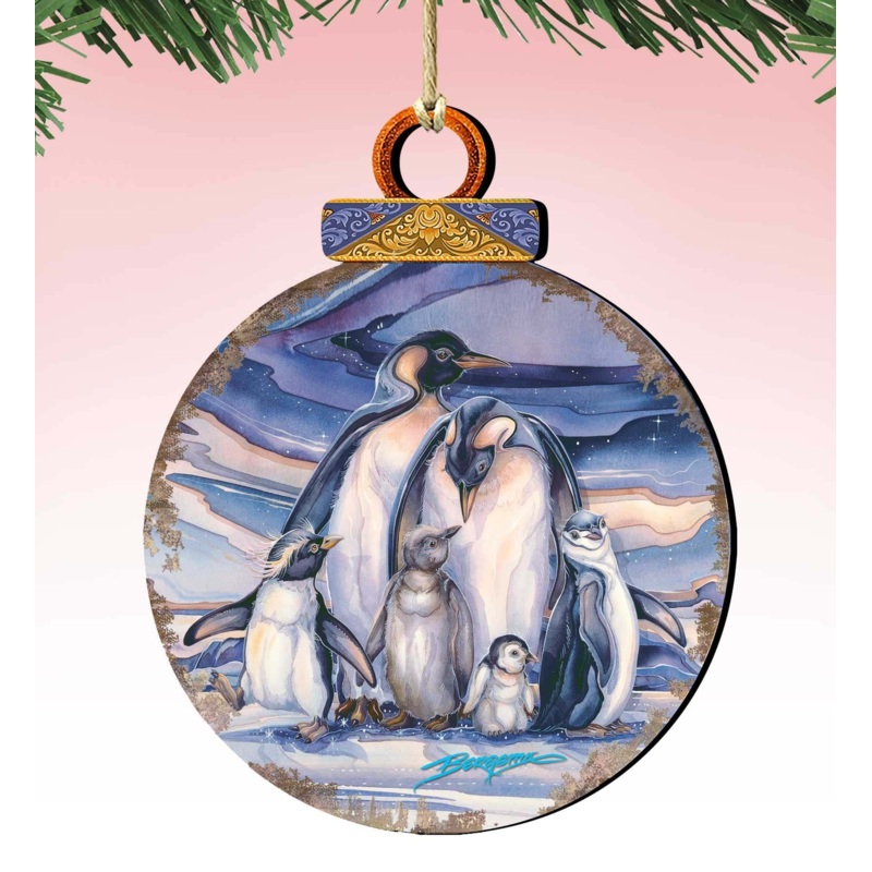 Sno Buddy Like You Wooden Ornaments by J. Bergsma – Wildlife Holiday Decor – 8591659-JB