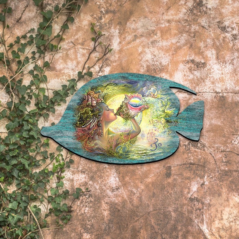 Call of the Sea Wall Hanger by Josephine Wall – Coastal Sea-Life Decor – 845612H-JW