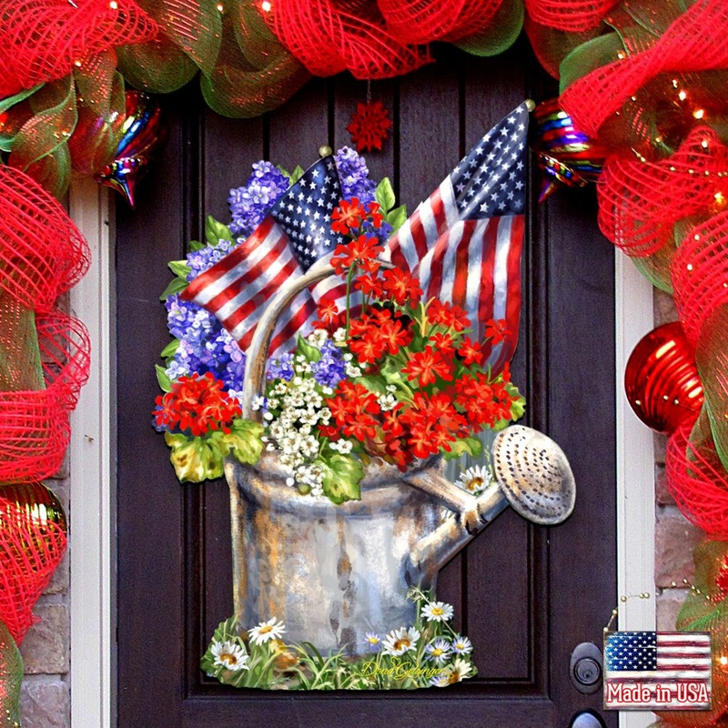 Celebrating the American Freedom Door Decor by Gelsinger – American Christmas Decor – 8461040H-1711
