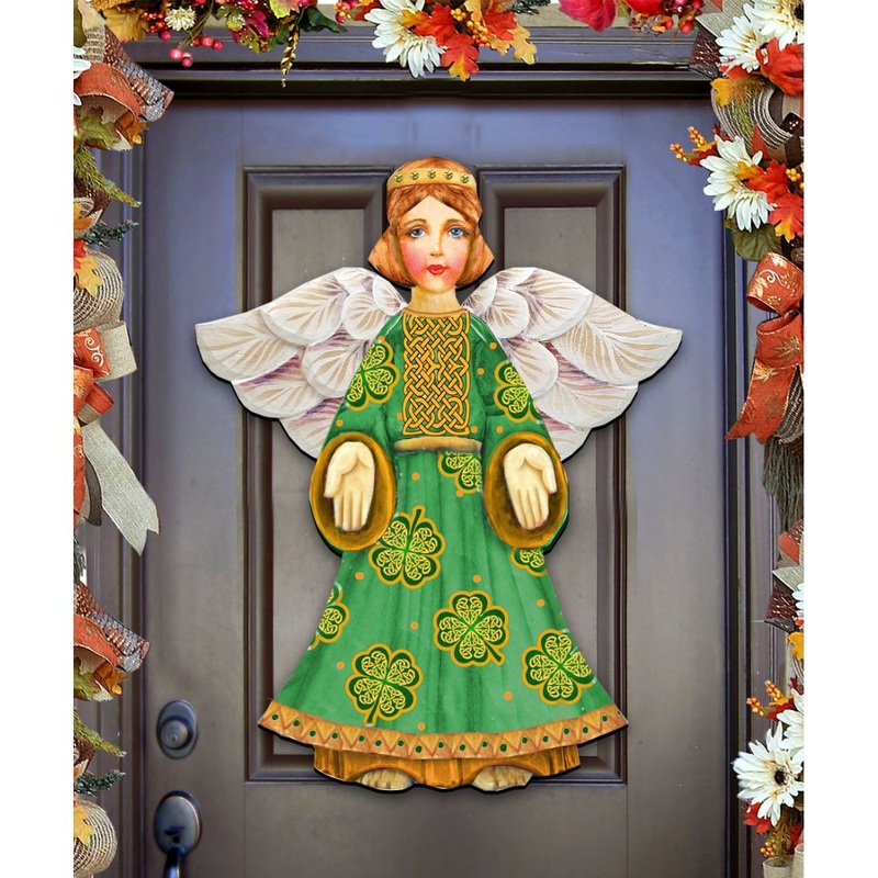 Celtic Angel Christmas Decor Hanger by G. DeBrekht – Celtic Decor – 8152723H