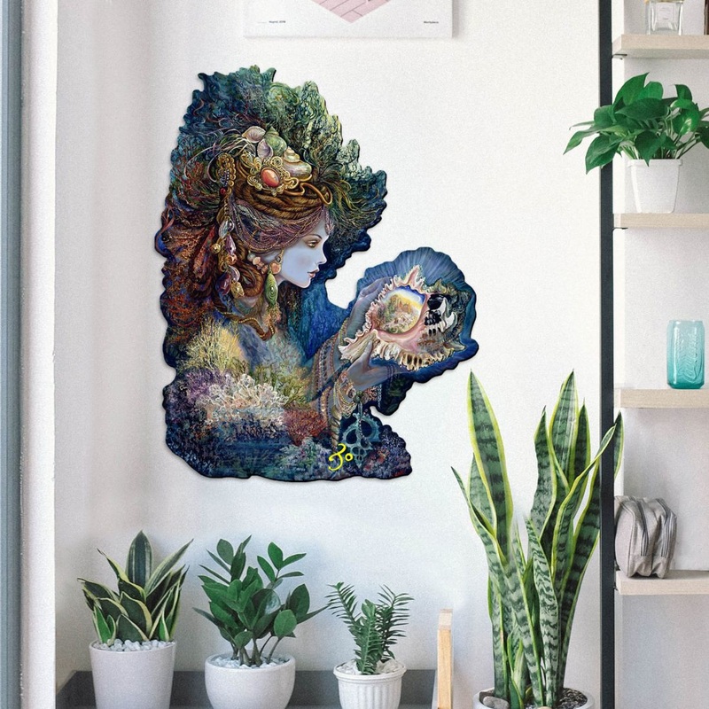 Daughter of the Deep Wall Hanger by Josephine Wall – Coastal Sea-Life Decor – 845617H-JW