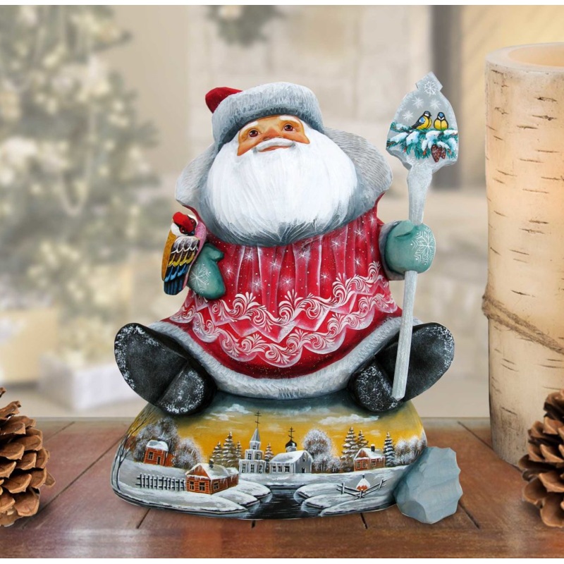 Drummer and Shepherd Nativity Hand-Painted WOODCARVED Masterpiece by G. DeBrekht – Nativity Holiday Decor – 210230SE