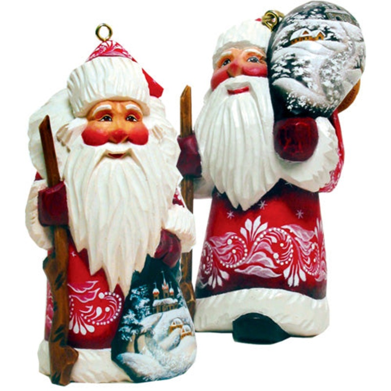Santa Ornaments Set of 2 Limited Edition Reserve by