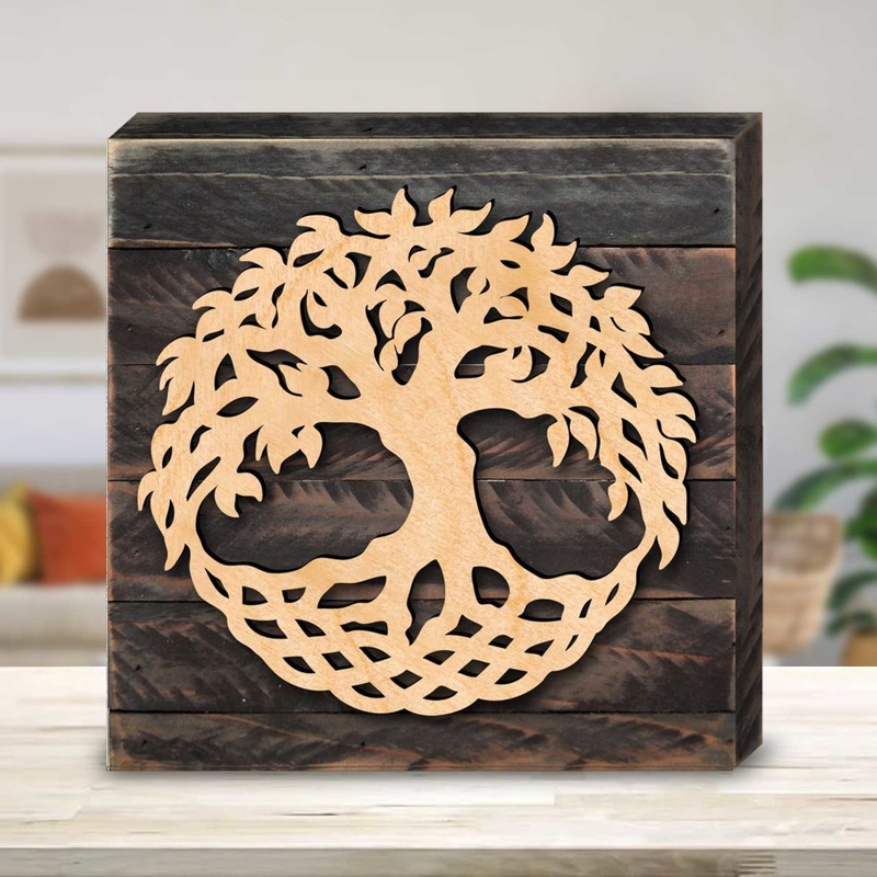 Tree of Life Celtic Art Wooden Wall Art by Celtic Art – Celtic Dcor – 953167B