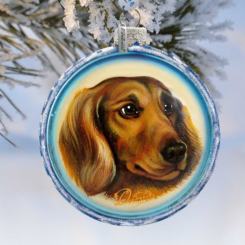 Best Friend Glass Ornament by G. DeBrekht – Christmas Decor – 764-017
