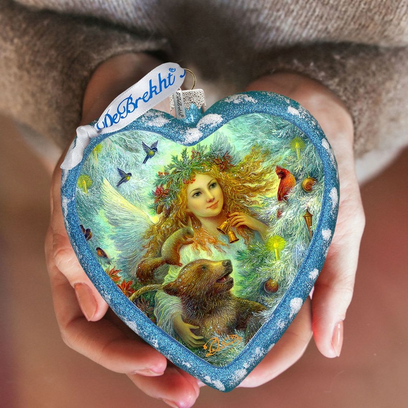 Christmas Bells Glass Ornament Limited Edition by Strelkina @ G. DeBrekht – Christmas Decor – 738-082-ST