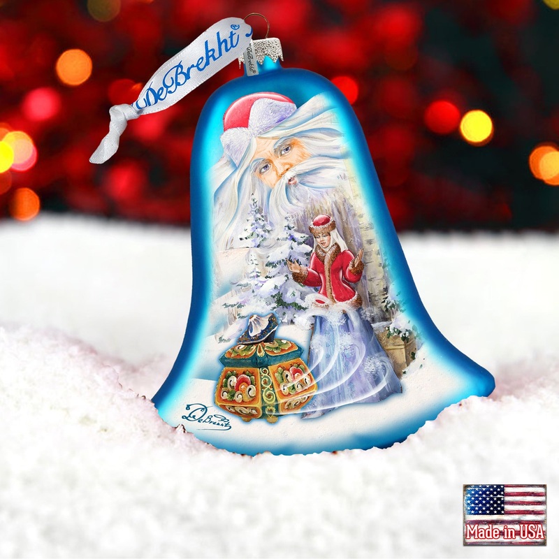 Father Frost Story Glass Ornament by G. DeBrekht – 752-004