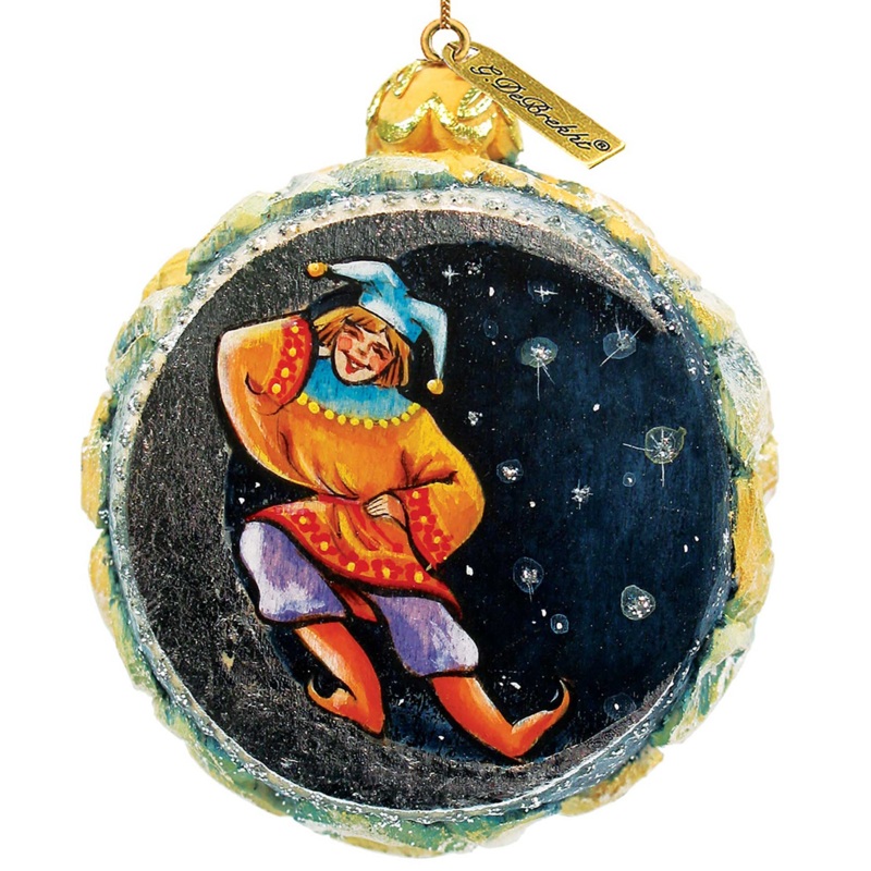 Winter Forest Sculpted Hand-Painted Christmas Ornament by G. DeBrekht – Nativity Holiday Decor – 622771