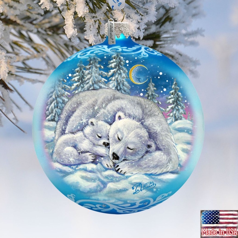 A Comforting Winters Night Limited Edition Glass Ornament by  – Christmas Decor – 73912
