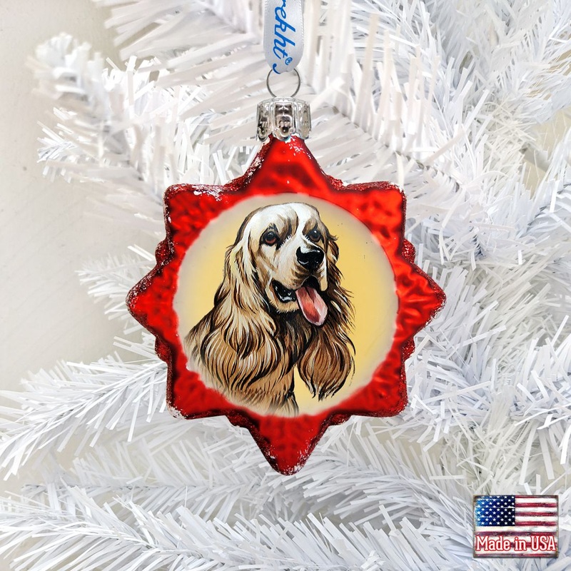 Labradoodle Mercury Glass Ornament by G. DeBrekht – Pets Dog and Cats Decor – 774021