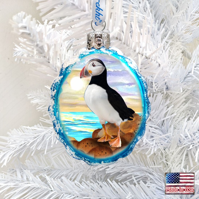 Bird Mercury Glass Ornament by G. DeBrekht – Wildlife Holiday Decor – 771043