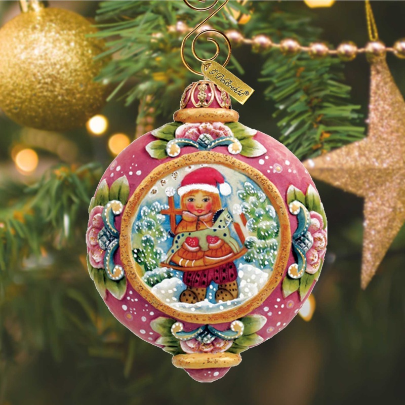 Christmas Gift Sculpted Hand-Painted Christmas Ornament by G. DeBrekht – 6102422