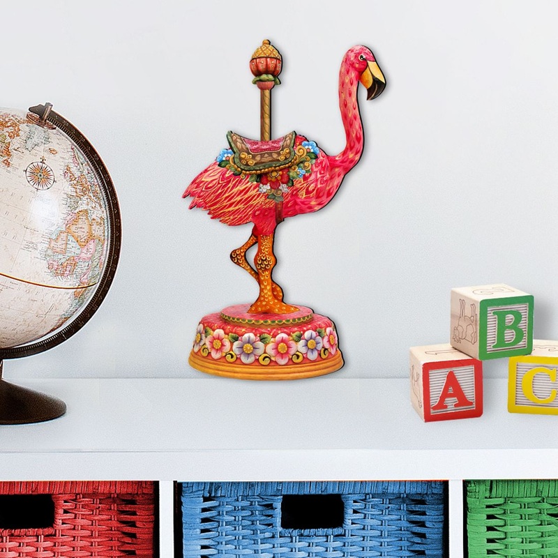 Christmas Holiday Outdoor Decor Large Ornament by G. DeBrekht – Carousel Holiday Decor – 8114035M