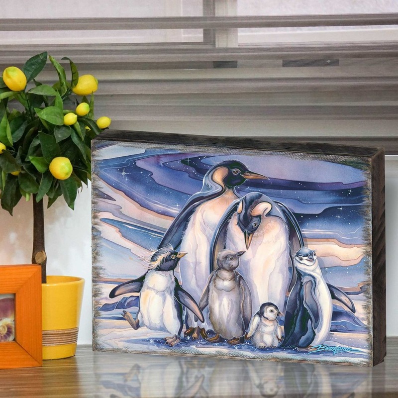 Sno Buddy Like you Wooden Wall Art by J. Bergsma – Nature Wildlife Decor – 85922659B-JB