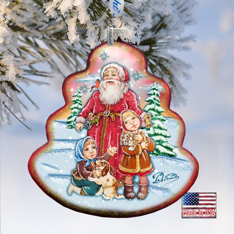 Time to Share Tree Glass Ornament by G. DeBrekht – Christmas Decor – 762-005