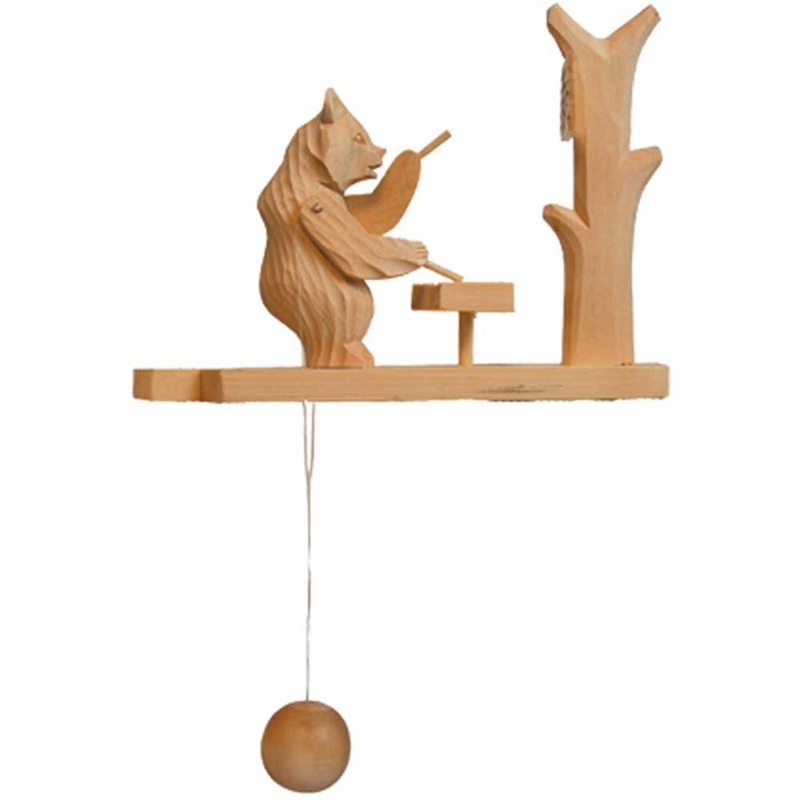 Drummer Bear Animated Spinning Old-World Decoration by  – Wildlife Holiday Decor – 191000-01