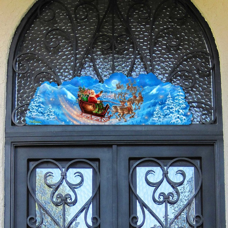 Magic Flight Santa Nativity Outdoor Decor by D. Gelsinger – Nativity Holiday Decor – 8461033F-1314