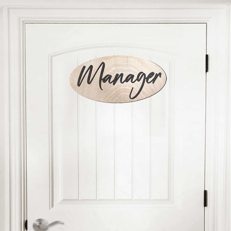 Manager Sign, wood sign, Office sign, Handmade in the USA Sign, Sings for business – 320318