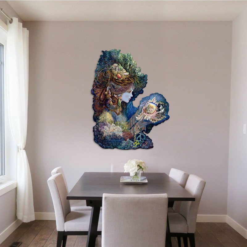 Daughter of The Deep Coastal Outdoor Decor by Josephine Wall – Coastal Sea-Life Decor – 845617F-JW