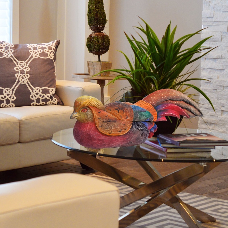 One-of-a-Kind Mandarin Duck Box Figurine Hand Carved Wooden 27×7 by  – Nature Wood Carving