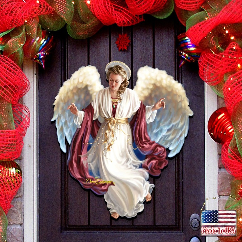 Peace on Earth Door Decor by Gelsinger – American Christmas Decor – 8461048H-1208