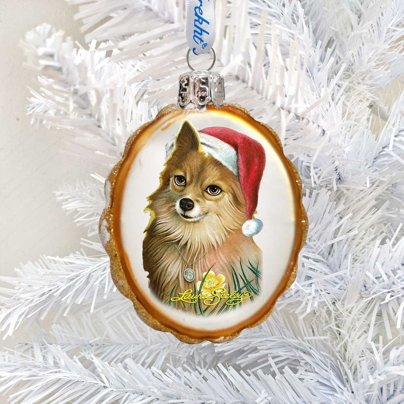 Ready When You Are Mercury Glass Ornament by Laura Seeley – Pets Dog and Cats Decor – 779217-LS