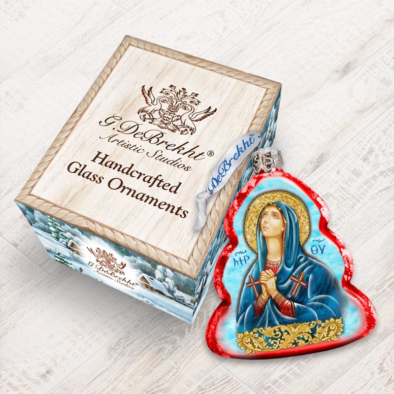 Maria Magdalena Mercury Glass Ornament by G. DeBrekht – Nativity Holiday Decor – 772022