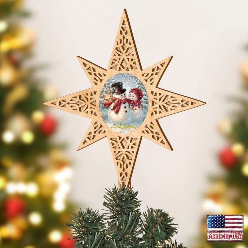 Snow Much In Love Tree Topper by D. Gelsinger – Christmas Decor – 89486-DG