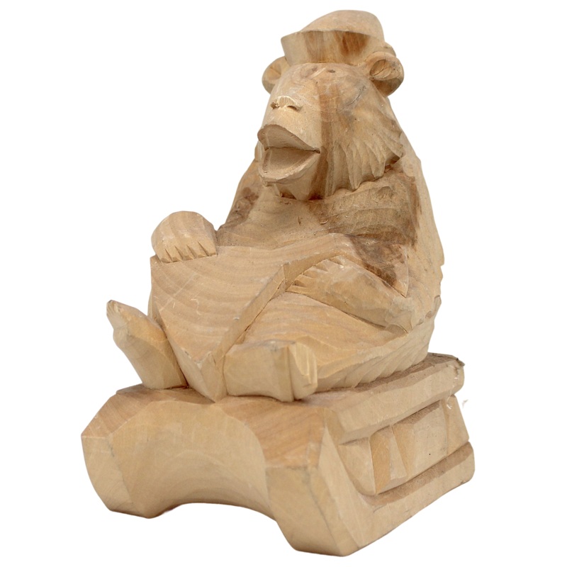 One-of-a-Kind The Bear with Balalaika Wood Carved Figurine 6 by  – Nature Wood Carving