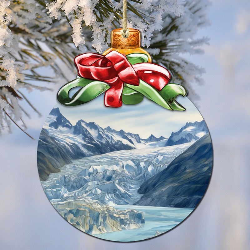 The Beauty That is Alaska Wooden Ornaments by  – Wildlife Holiday Decor – 870029