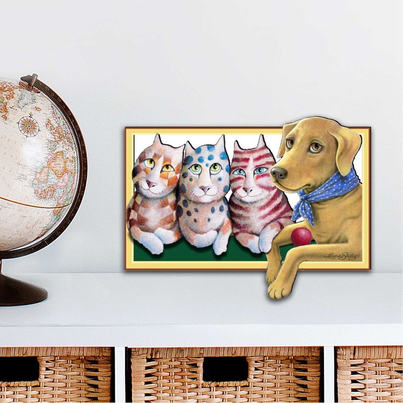 The Dog Holiday Outdoor Decor Large Ornament by Laura Seeley – Pets Dog and Cats Decor – 8511019M