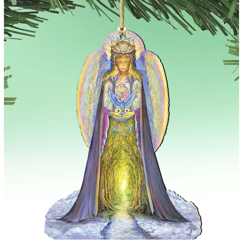 Weep of the World Wooden Ornaments by Josephine Wall – Christmas Decor – 845623-JW