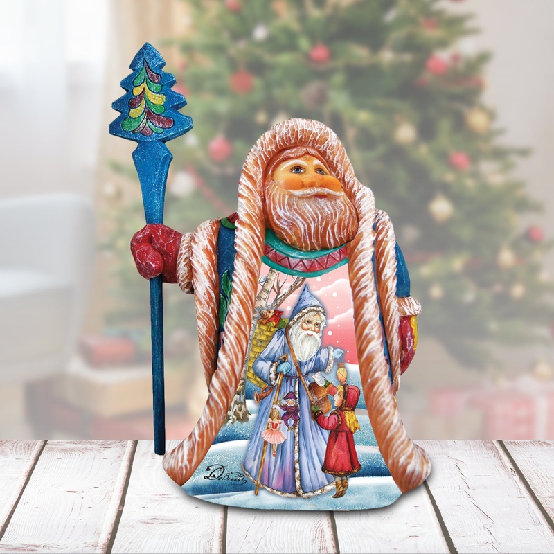 Scenic land of sweets Santa Figurine by G. DeBrekht 532311