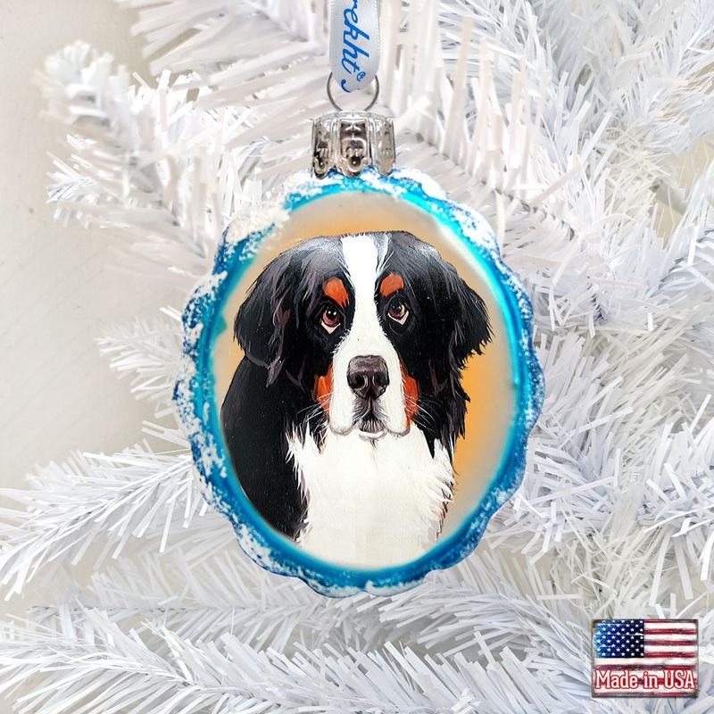 Mamas Best Friend Rescue Dog Mercury Glass Ornament by G. DeBrekht – Pets Dog and Cats Decor – 774011