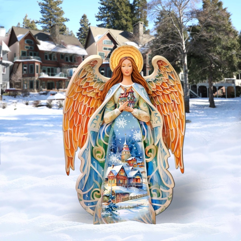 Blessing Home Angel Outdoor Decor by  Nativity Holiday Decor – 8611021F