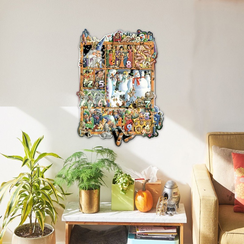 Numbers Whimsical Wall Art by Laura Seeley – Love Family Kids Decor – 8513009-LS