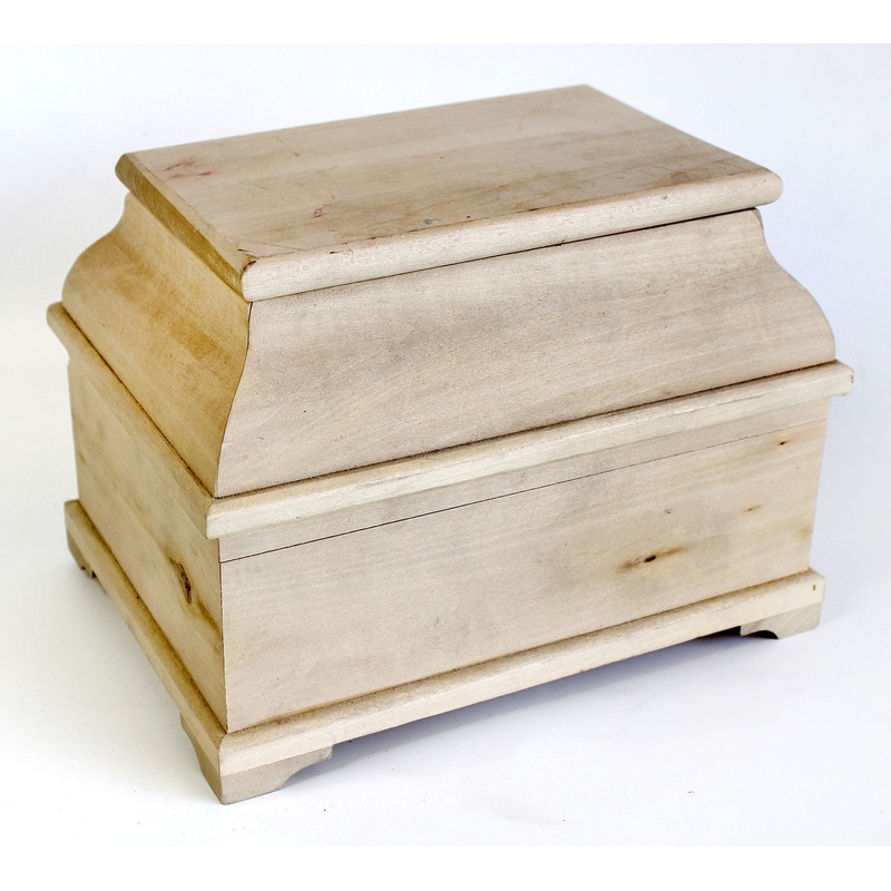 One-of-a-Kind Wooden Chest with 2 layers  of the Boxes 11.5 x 8.5 by  – Nature Wood Carving, Unique Hand Carved Gift